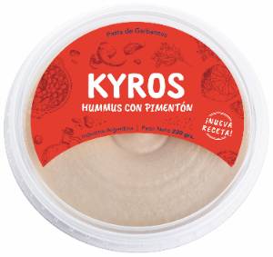 Imagen de HUMMUS KYROS CON PIMENTON SIN TACC 230G