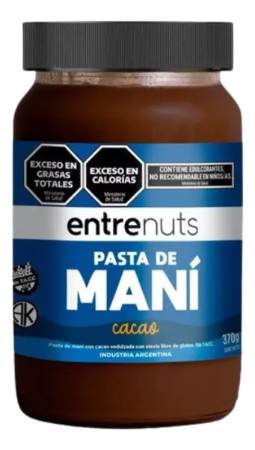 Imagen de PASTA DE MANI ENTRENUTS CACAO 380G