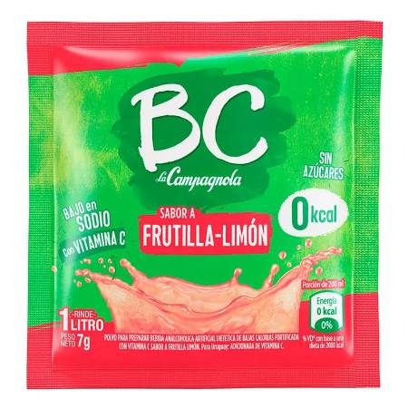Imagen de JUGO POLVO BC FRUTILLA LIMON