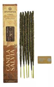 Imagen de SAHUMERIO CANELA SALVIA 6U AROMANZA
