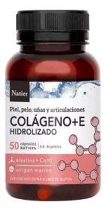 Imagen de NATIER COLAGENO+E HIDROLIZADO 50 CAPSULAS