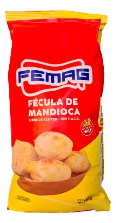 Imagen de FECULA MANDIOCA FEMAG 1KG SIN TACC