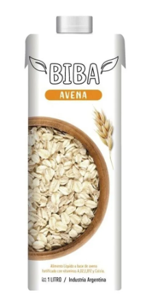 Imagen de LECHE VEGETAL AVENA BIBA 1L