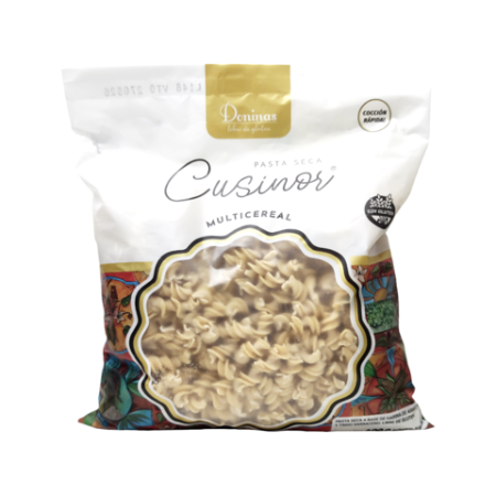 Imagen de FIDEOS SIN TACC TIRABUZON DONINAS MULTICEREAL 400GR