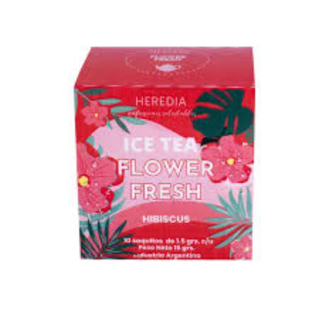 Imagen de TE HEREDIA ICE TEA HIBISCUS X10 SAQ
