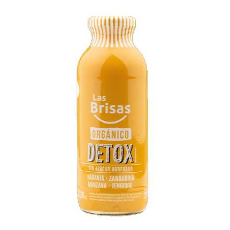 Imagen de JUGO ORGANICO LAS BRISAS DETOX (NAR-ZANAH-MANZ-JENG) 330ML