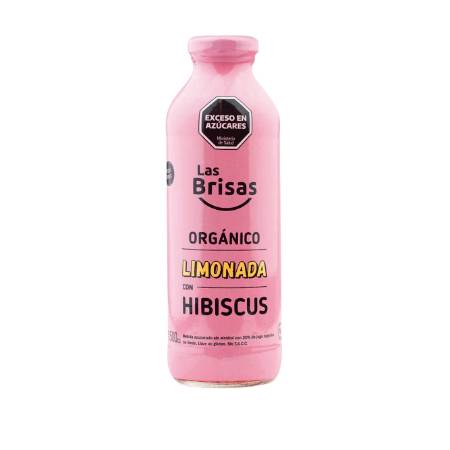Imagen de JUGO ORGANICO LAS BRISAS LIMONADA CON HIBISCUS 500ML