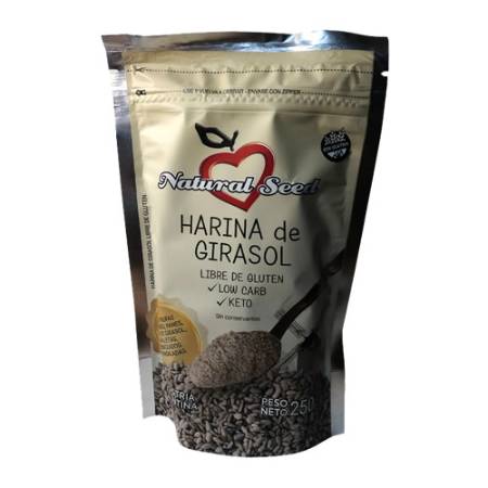Imagen de HARINA DE GIRASOL NATURAL SEED 250GR
