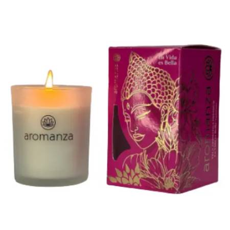 Imagen de VELA AROMANZA LA VIDA ES BELLA
