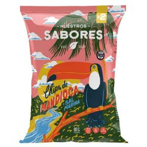 Imagen de CHIP MANDIOCA NUESTROS SABORES 80G