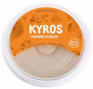 Imagen de HUMMUS KYROS CLASICO SIN TACC 230G