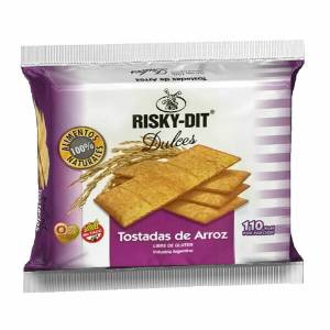 Imagen de TOSTADAS ARROZ  RISKY DIT DULCES
