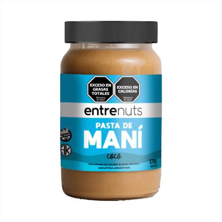 Imagen de PASTA DE MANI ENTRENUTS COCO 380GR
