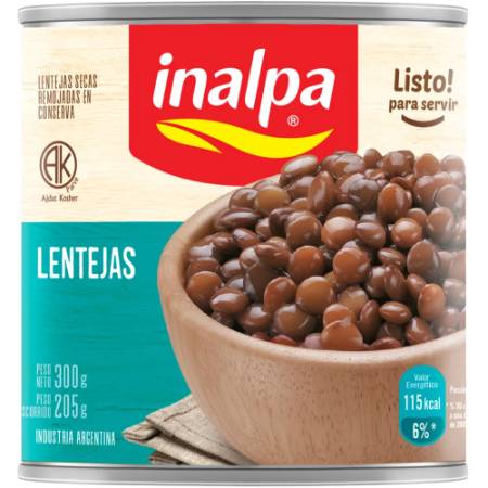 Imagen de LENTEJAS LATA INALPA 300G