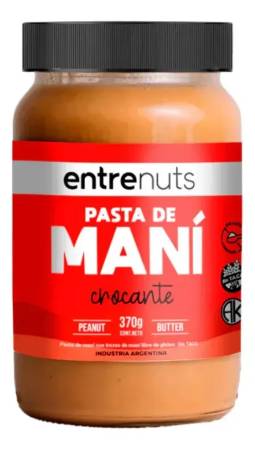 Imagen de PASTA DE MANI ENTRENUTS CROCANTE 380G