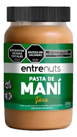 Imagen de PASTA DE MANI ENTRENUTS STEVIA 380G
